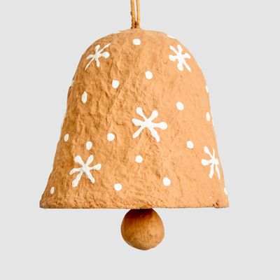 Mache Starry Gingerbread Bell