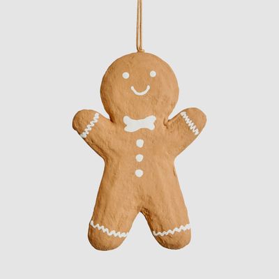 Mache Gingerbread Man Decoration