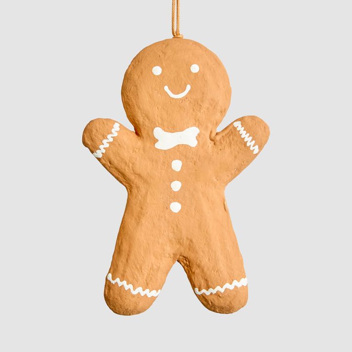 Mache Gingerbread Man Decoration