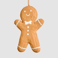 Mache Gingerbread Man Decoration