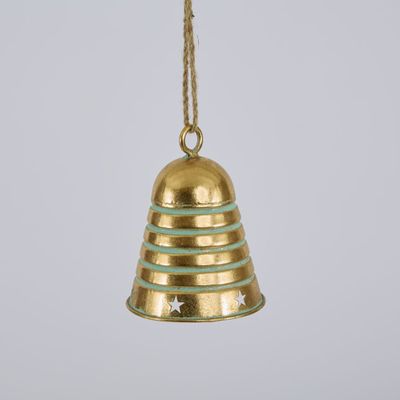 Golden Stripe Hanging Bell