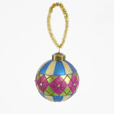 Vintage Moroccan Glitter Bauble