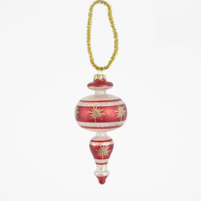 Vintage Scarlet Finial Decoration