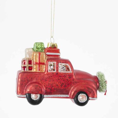 Vintage Noel Present Truck Decoration