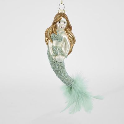 Sugarplum Mermaid Decoration Aquamarine