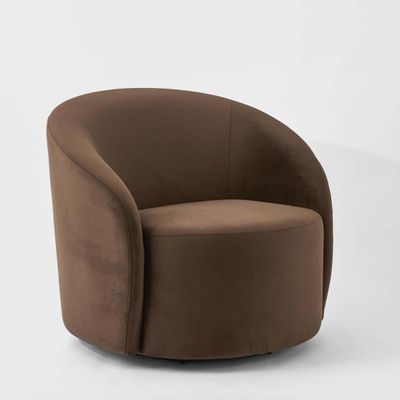 Sierra Swivel Armchair Chocolate