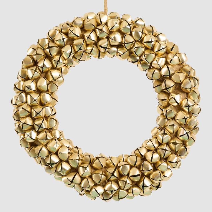 Gold Bell Wreath Large