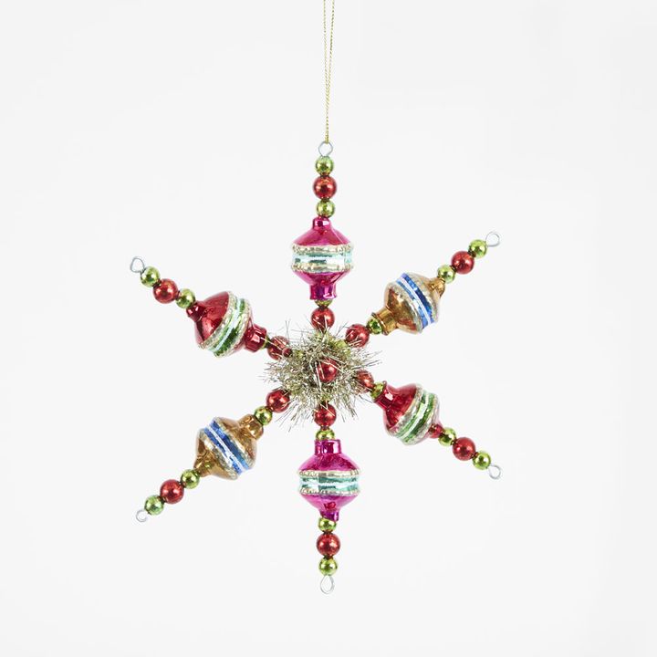 Vintage Multicolour Star Decoration