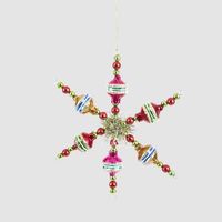 Vintage Multicolour Star Decoration