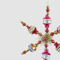 Vintage Multicolour Star Decoration