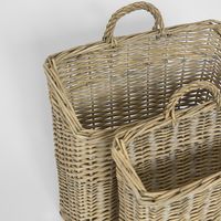 RECTANGULAR HANGING BASKET S/2