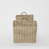 RECTANGULAR HANGING BASKET S/2