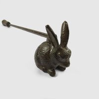 Hare Cast Iron Candle Snuffer