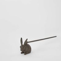Hare Cast Iron Candle Snuffer