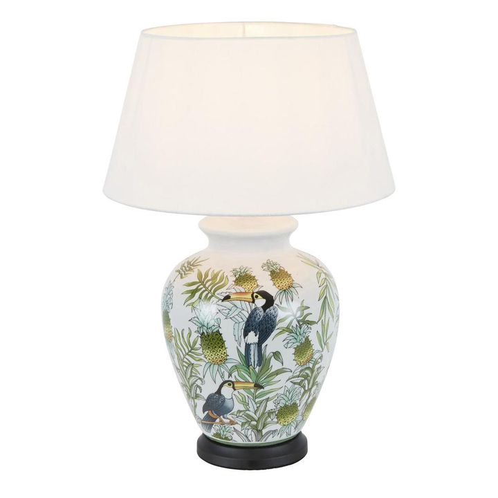 Saigon Table Lamp Base Green - Base Only