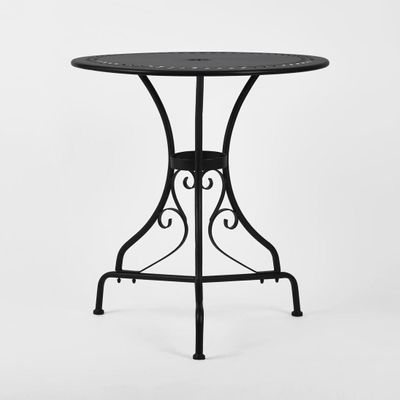 Annabel Round Table 70cm Black -Outdoor Bistro dining