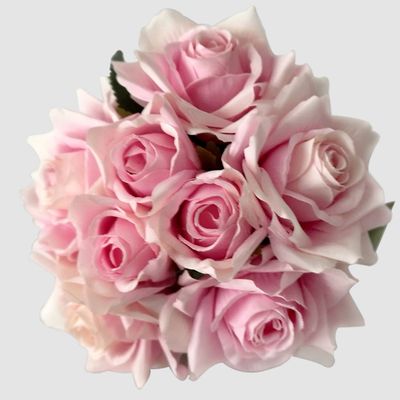 Lilac Rose Bouquet x 8 5 Large 3 Small