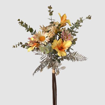 Mixed Eucalyptus Floral Bouquet Yellow