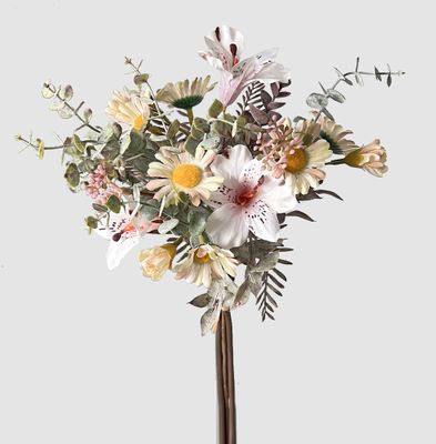 Mixed Eucalyptus Floral Bouquet White