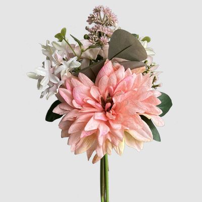 Dahlia Hydrangea Bouquet Pink