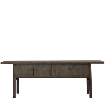 Henan Fruit Wood 130 Year Old Wooden 4 Door Console
