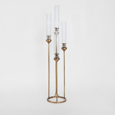 Isabella Golden Candle Stand 90cm