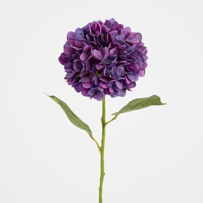 Claire Hydrangea Stem Purple