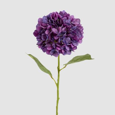 Claire Hydrangea Stem Purple