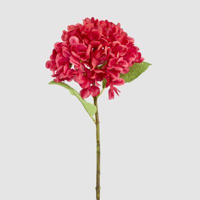 Hydrangea Flower Stem 48cm Fuchsia
