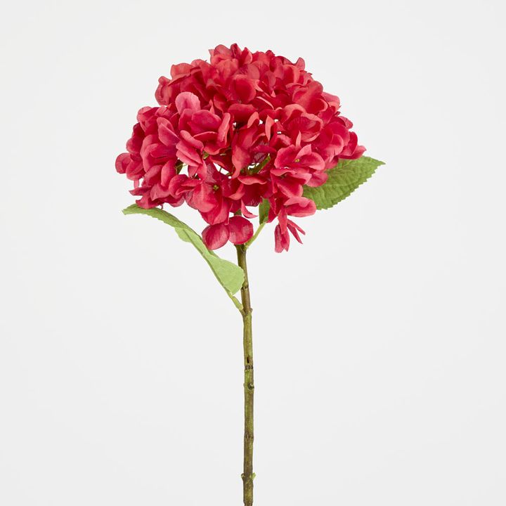 Hydrangea Flower Stem 48cm Fuchsia