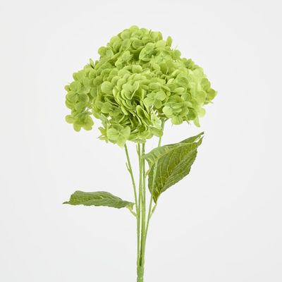 Real Touch Hydrangea 5 Head Bunch Green