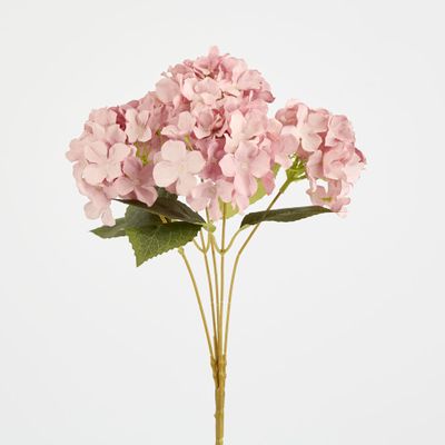 Hydrangea Bunch With 5 Heads Pink