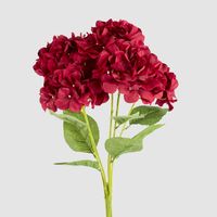 Large Hydrangea Bunch Burgundy