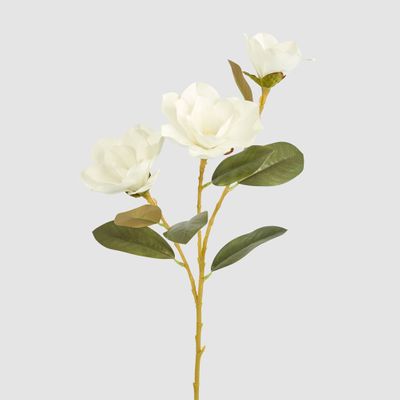 Gloriosa Magnolia Floral Spray White