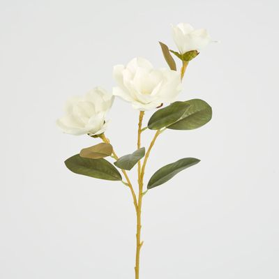 Gloriosa Magnolia Floral Spray White