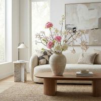 Cherry Blossom Spray 72cm White