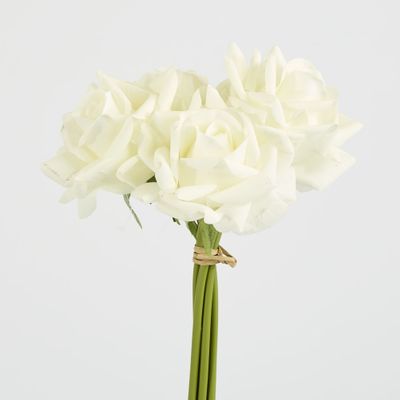 Amelia Real Touch Rose Bouquet Beige