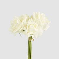 Amelia Real Touch Rose Bouquet Beige