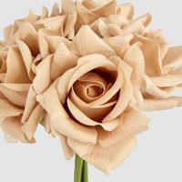 Amelia Real Touch Rose Bouquet Brown