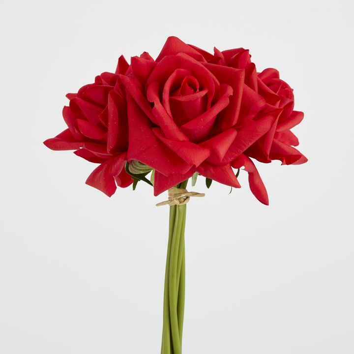 Amelia Real Touch Rose Bouquet Red