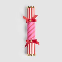 Carnival Stripe Crackers Red & Pink &ndash; Box of 6