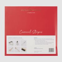 Carnival Stripe Crackers Red & Pink &ndash; Box of 6