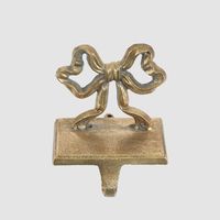 Golden Bow Stocking Hook