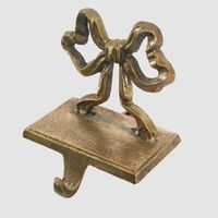 Golden Bow Stocking Hook