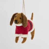 Sossie the Hanging Dog Tree Decoration