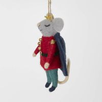 Caped Mouse Hanging Tree Decoration