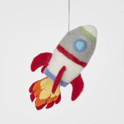 Rocket Hanging Tree Decoration