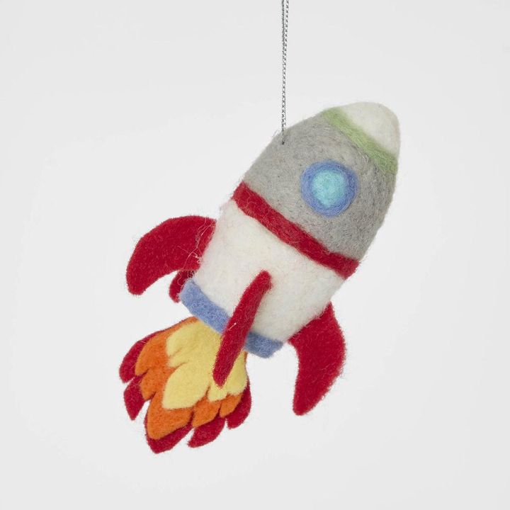 Rocket Hanging Tree Decoration