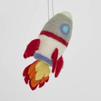 Rocket Hanging Tree Decoration