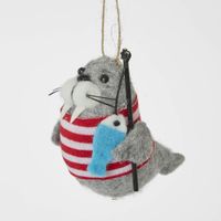 Herman the Sea Lion Hanging Tree Decoration